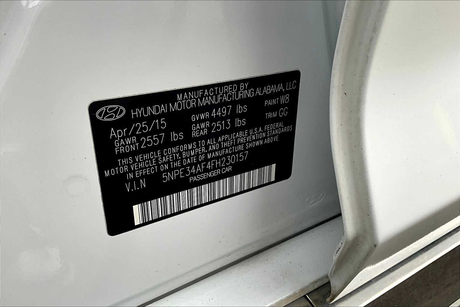 2015 Hyundai Sonata Limited photo 27