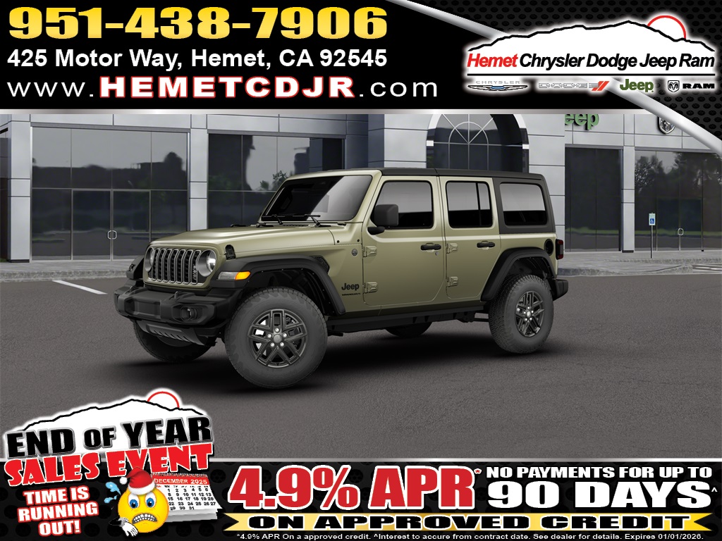 2026 Jeep Wrangler 4-Door Sport S's photo