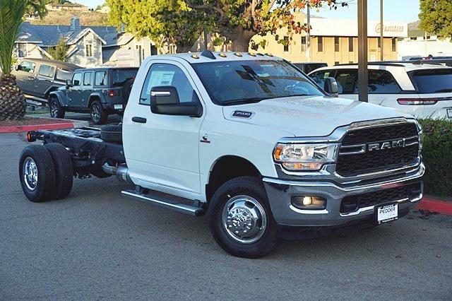New 2023 Bright White Clear-Coat Exterior Paint RAM TRADESMAN Chassis Cab image 2