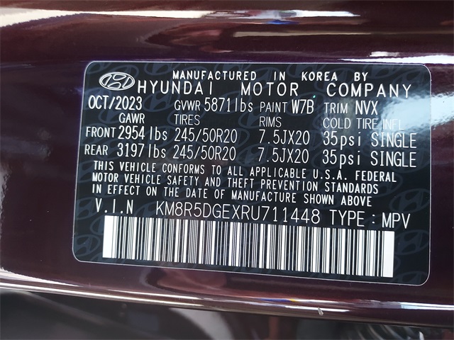 2024 Hyundai Palisade Limited photo 9