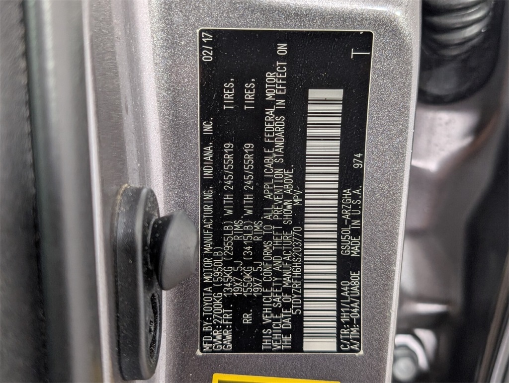 2017 Toyota Highlander Limited Platinum photo 18