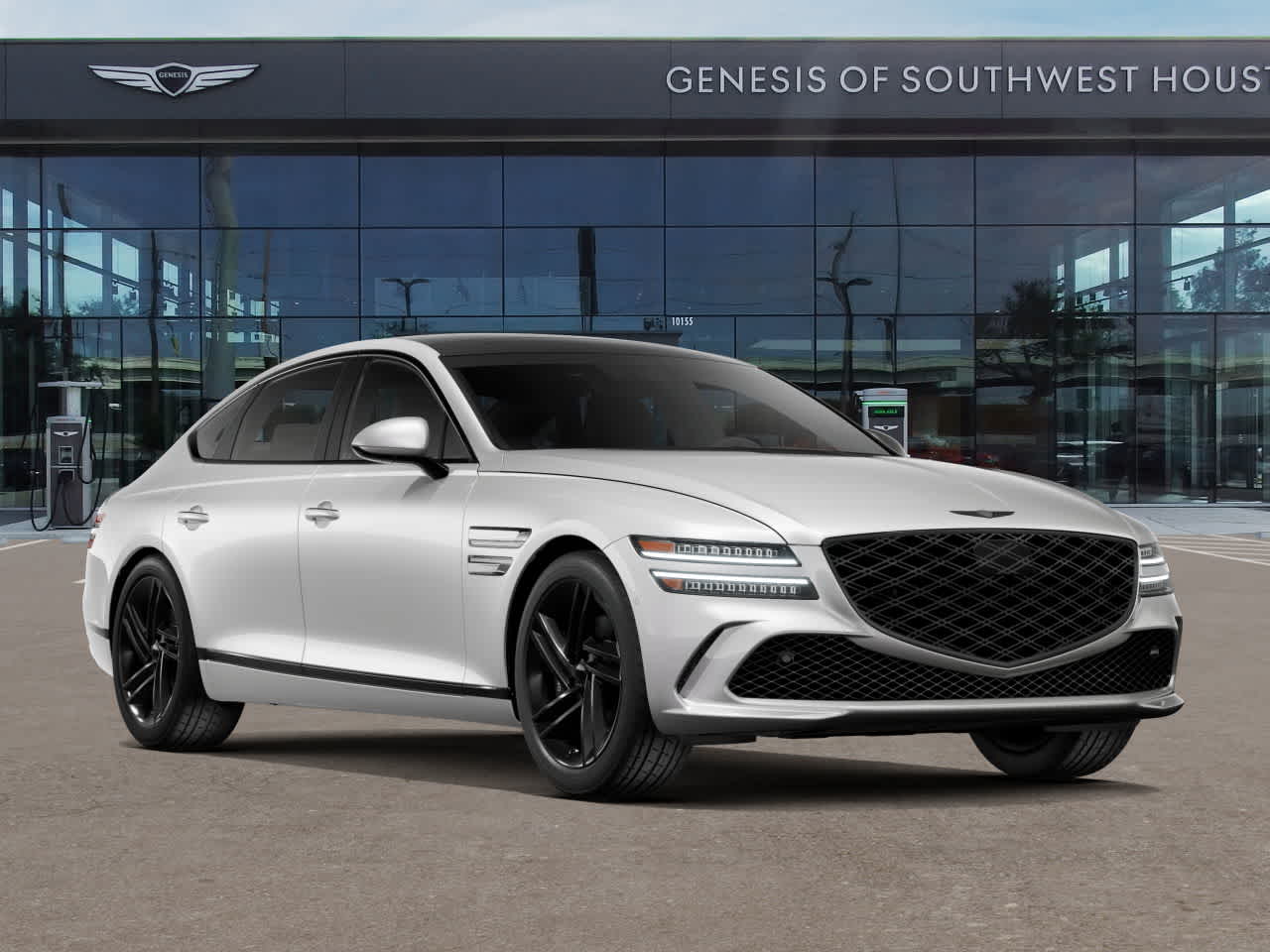 New 2026 Genesis G80 PRESTIGE BLACK 4dr Car in Houston