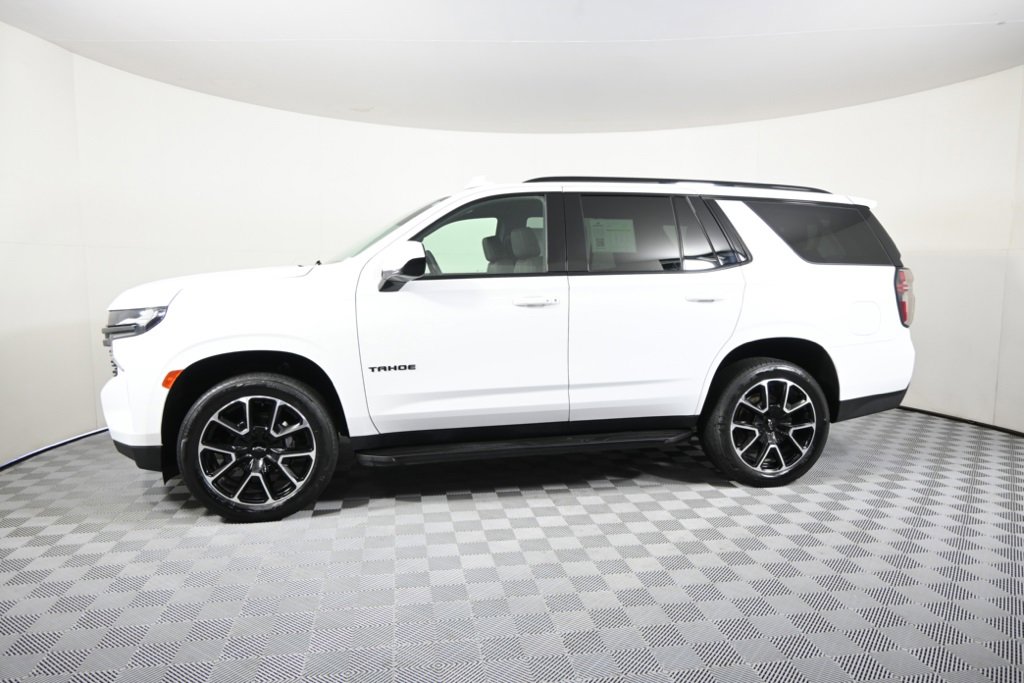 Used 2021 Chevrolet Tahoe RST with VIN 1GNSKRKD8MR395853 for sale in Forest Lake, Minnesota