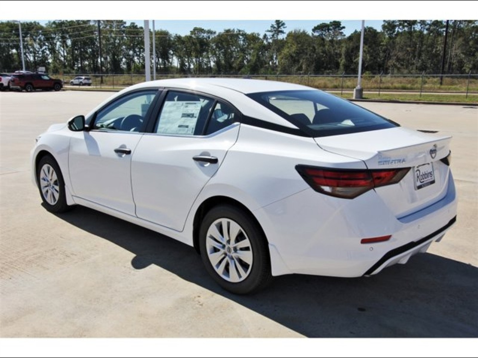 2025 Nissan Sentra S White at Robbins Nissan