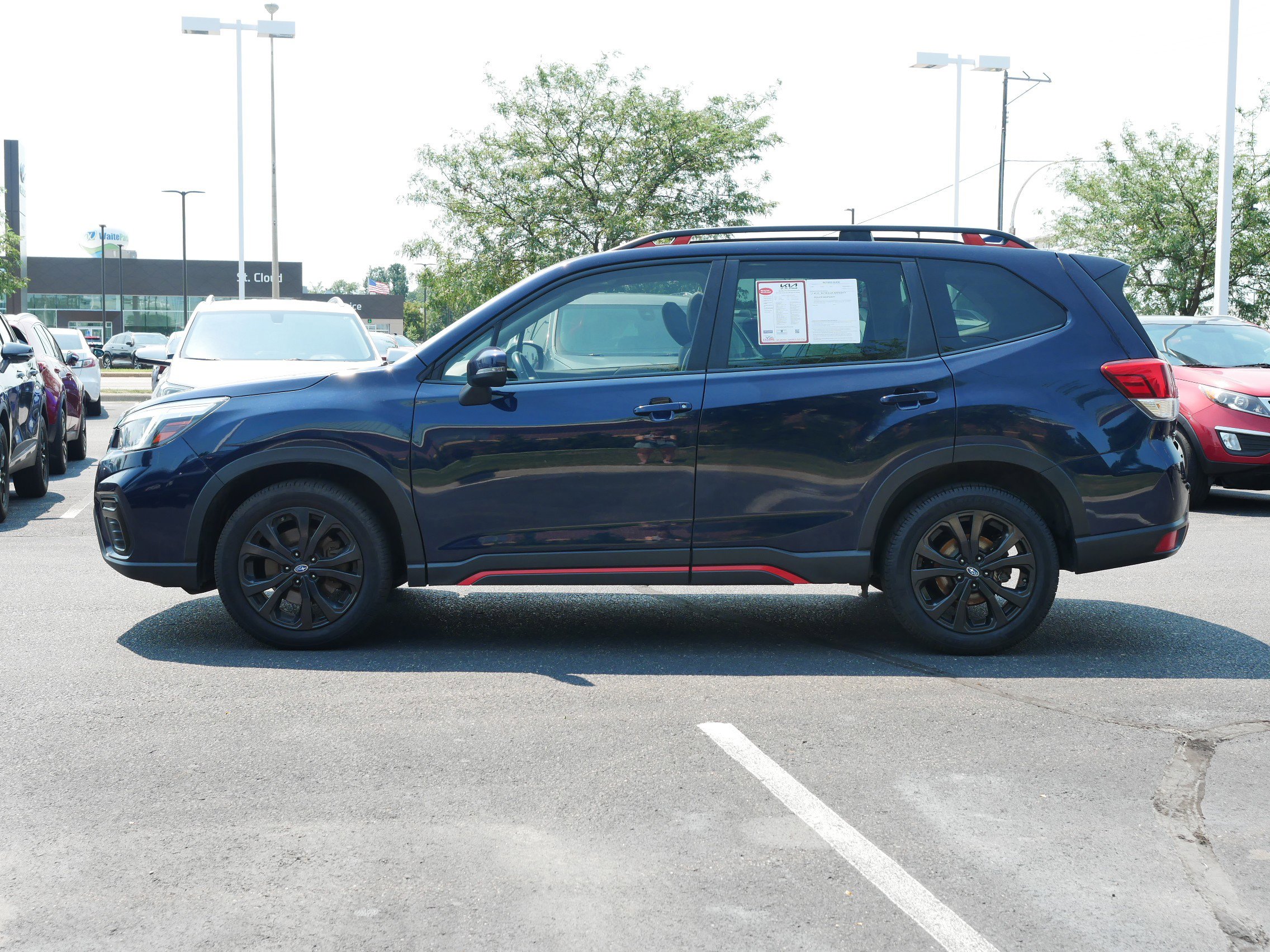 Used 2020 Subaru Forester Sport with VIN JF2SKARC4LH590507 for sale in Waite Park, Minnesota