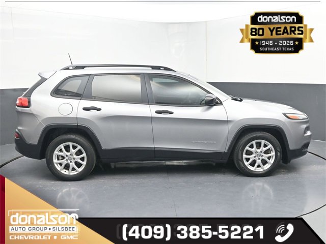 Used 2016 Jeep Cherokee Sport with VIN 1C4PJLAB7GW160123 for sale in Silsbee, TX