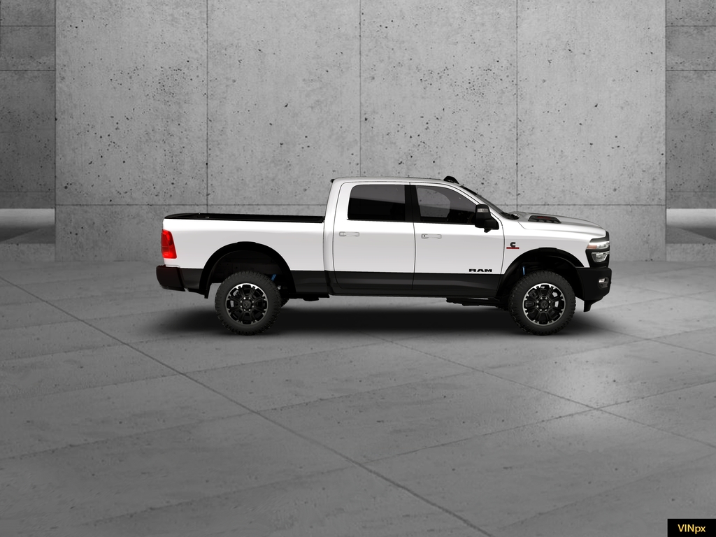 New 2026 Bright White Clear-Coat Exterior Paint RAM Rebel image 1