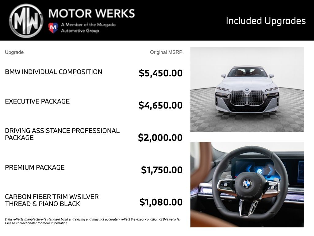 New 2025 Brooklyn Grey Metallic BMW 760i xDrive image 4