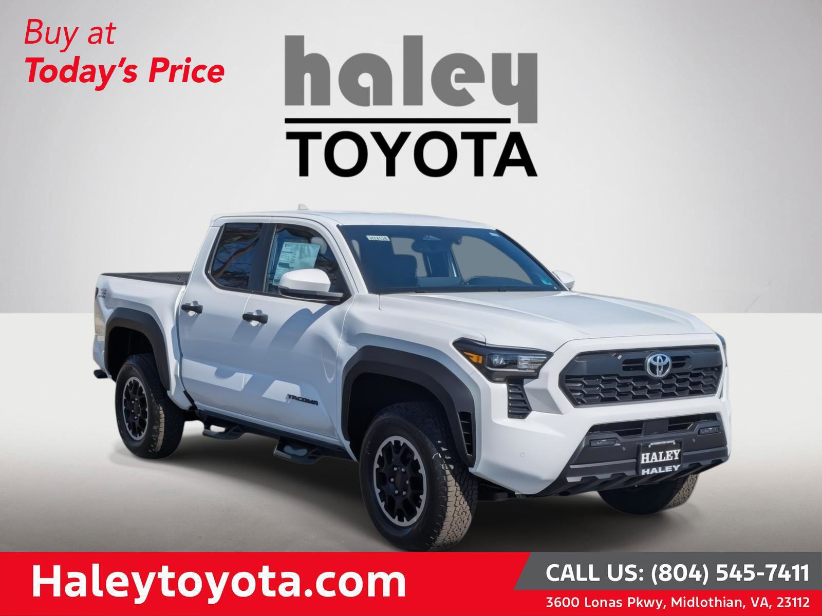 New 2025 Toyota Tacoma TRD Off-Road 4X4 DOUBLE CAB in Midlothian # ...
