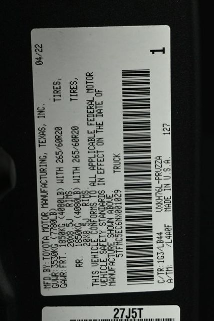 2022 TOYOTA TUNDRA - Image 37