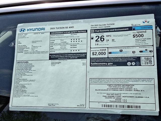 2025 Hyundai Tucson SE photo 16