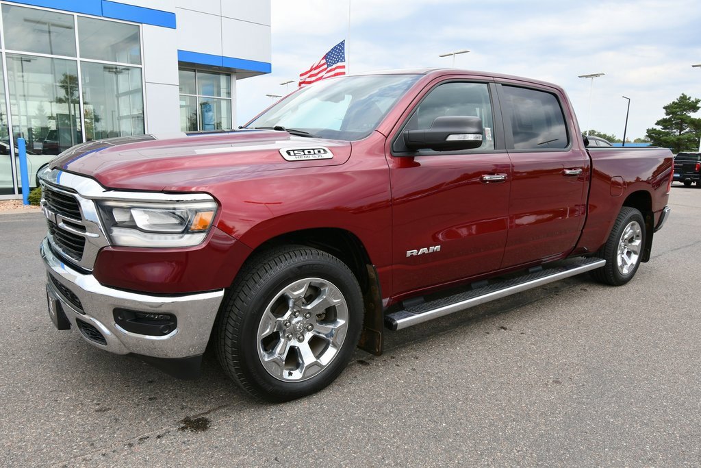 Used 2019 RAM Ram 1500 Pickup Big Horn/Lone Star with VIN 1C6SRFMT2KN643534 for sale in North Branch, Minnesota