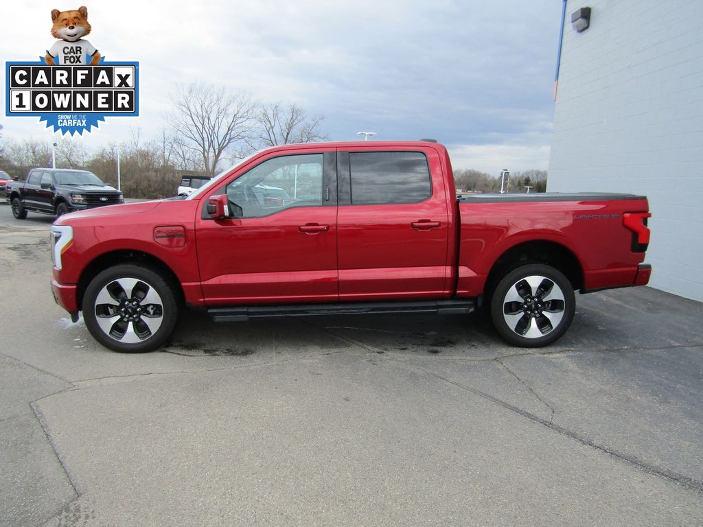 Used 2023 Ford F-150 Lightning Platinum with VIN 1FT6W1EV7PWG00041 for sale in Racine, WI