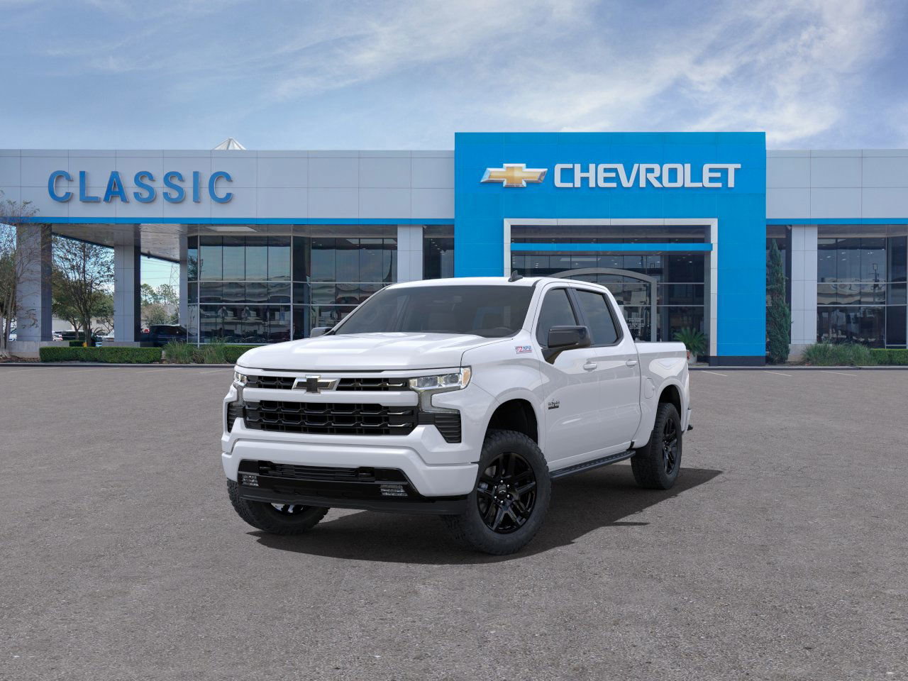 2025 Chevrolet Silverado 1500 RST White at Classic Elite Chevrolet Hwy 6