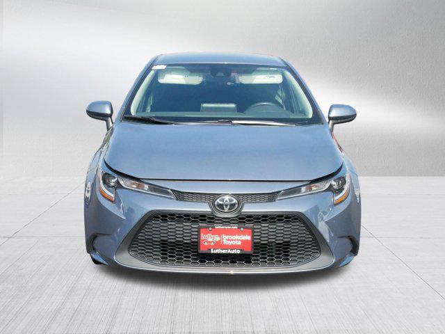 Certified 2021 Toyota Corolla LE with VIN 5YFVPMAE6MP210892 for sale in Brooklyn Center, Minnesota