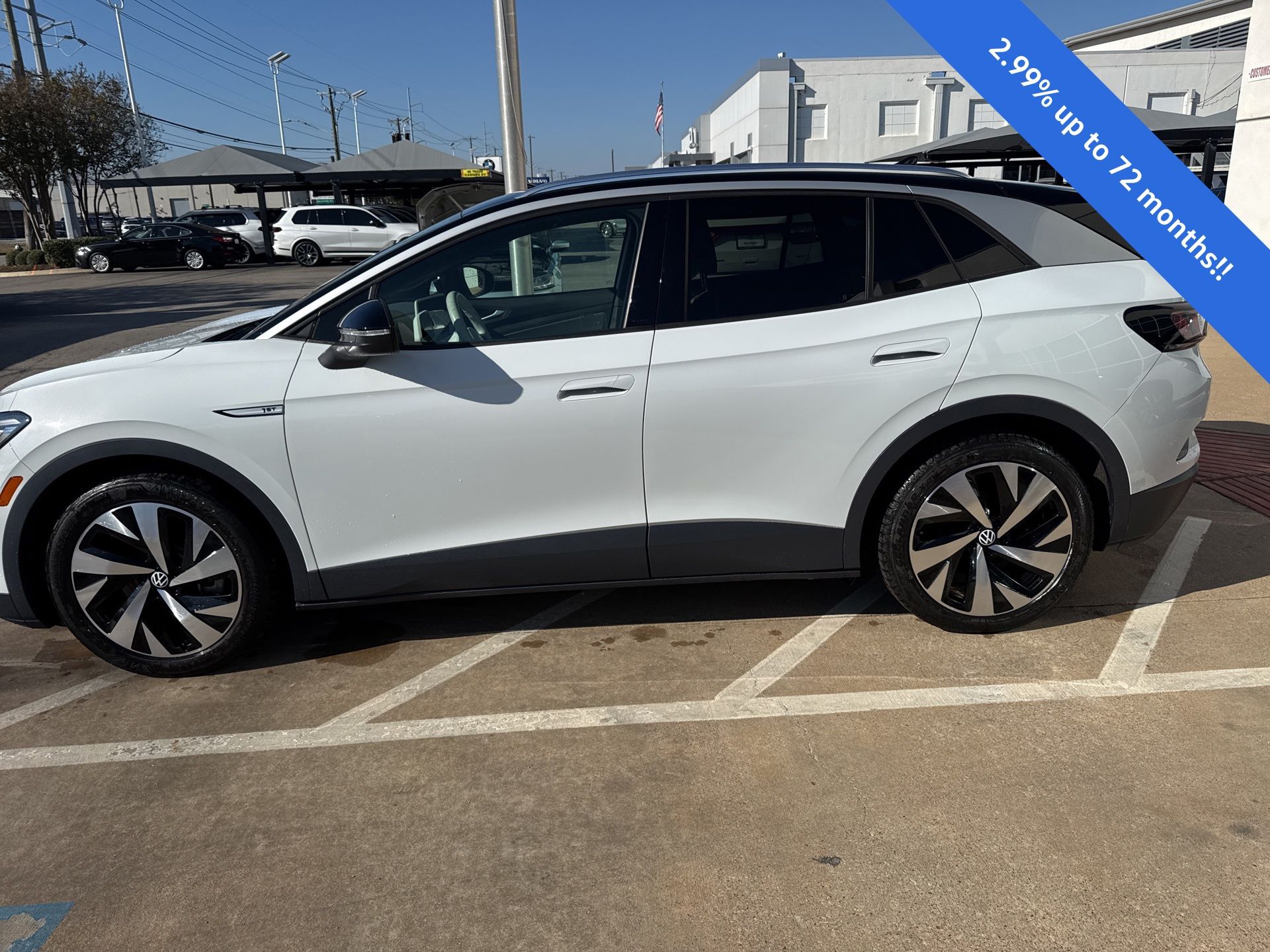 Used 2021 Volkswagen ID.4 1st Edition with VIN WVGDMPE2XMP022329 for sale in Fort Worth, TX