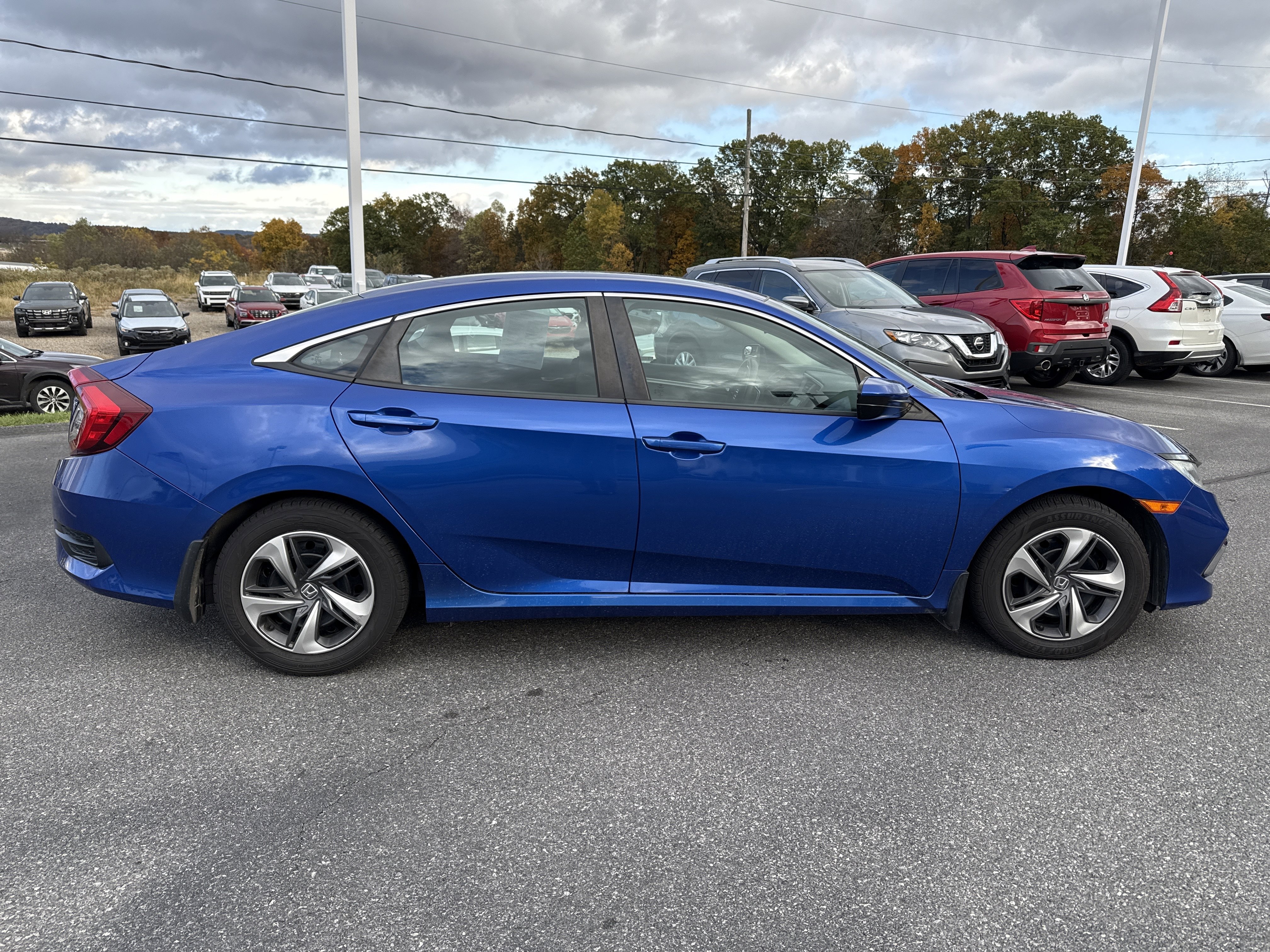 Certified 2019 Honda Civic LX with VIN 2HGFC2F60KH587499 for sale in Indiana, PA