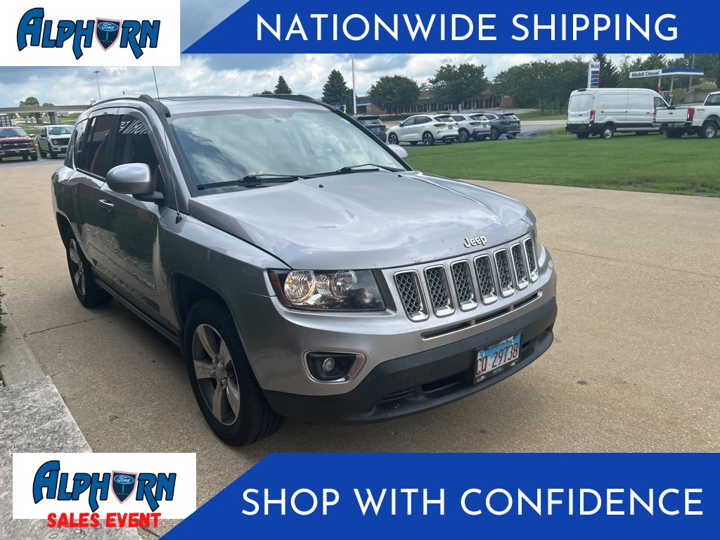 Used 2016 Jeep Compass High Altitude with VIN 1C4NJCEA3GD716044 for sale in Monroe, WI