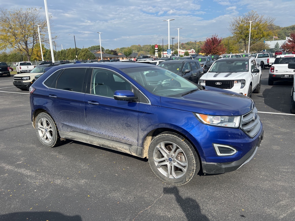 Used 2015 Ford Edge Titanium with VIN 2FMTK4K83FBB13560 for sale in Onalaska, WI
