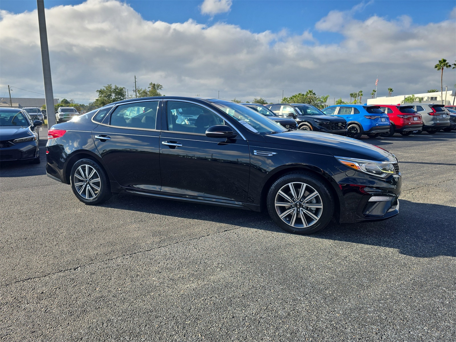 Used 2019 Kia Optima LX with VIN 5XXGT4L39KG319143 for sale in Port Richey, FL