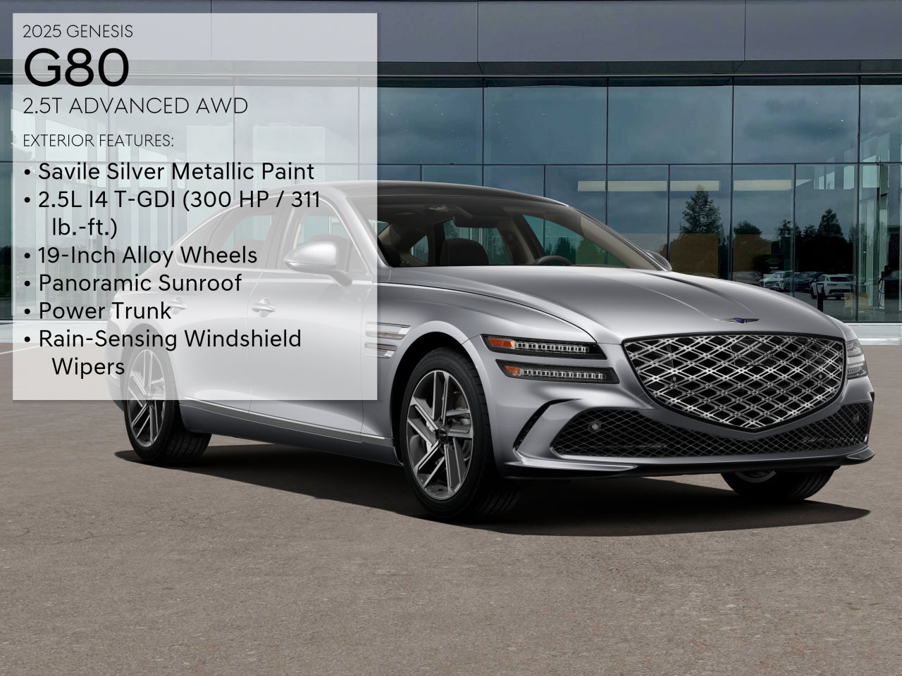 2025 Genesis G80 2.5T Advanced AWD photo 3