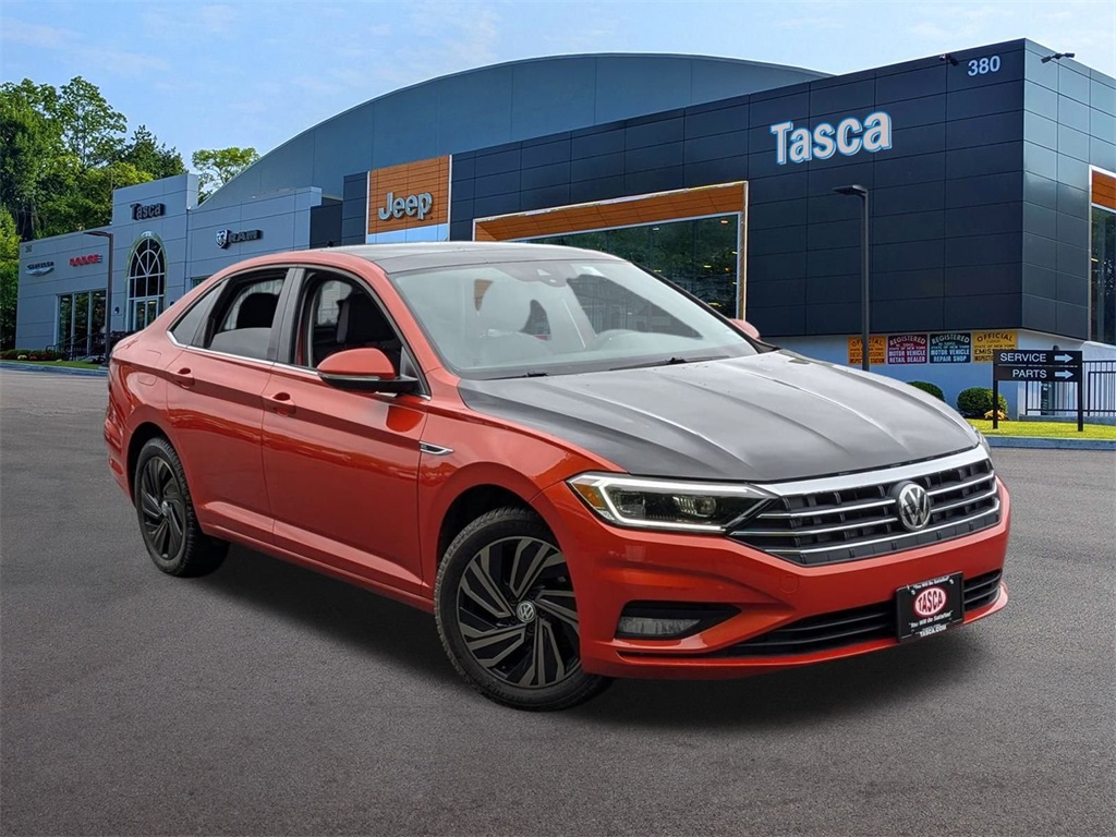 Used 2019 Orange Volkswagen SEL Premium image 1