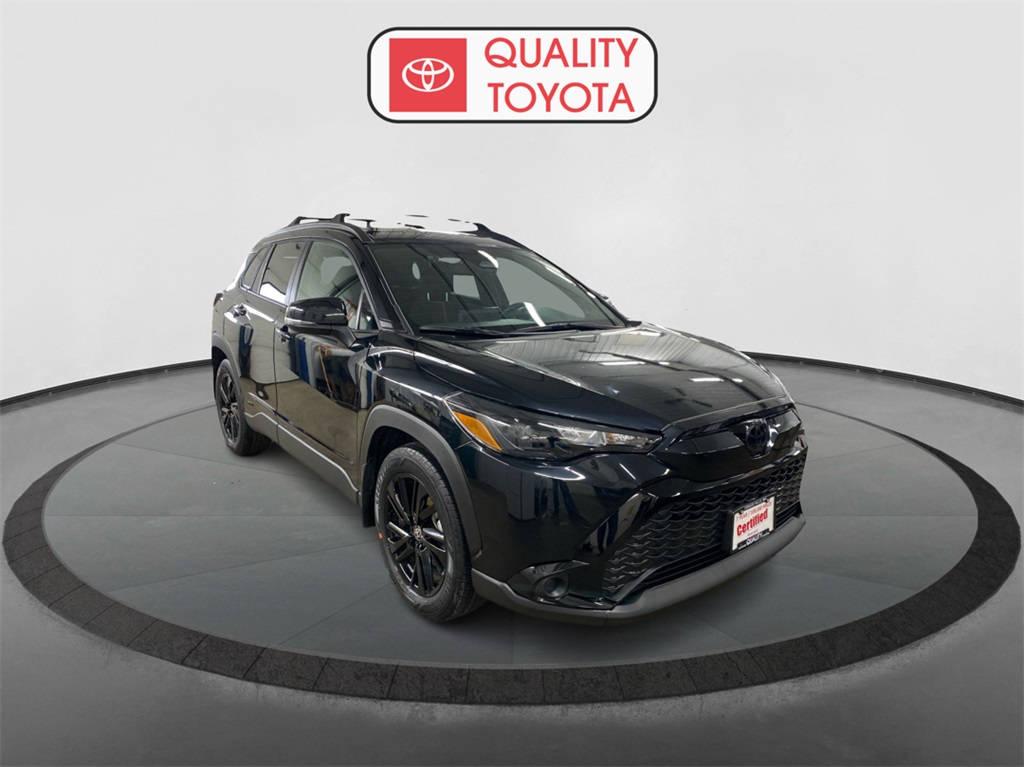 Used 2024 Toyota Corolla Cross Nightshade with VIN 7MUFBABGXRV046617 for sale in Fergus Falls, Minnesota