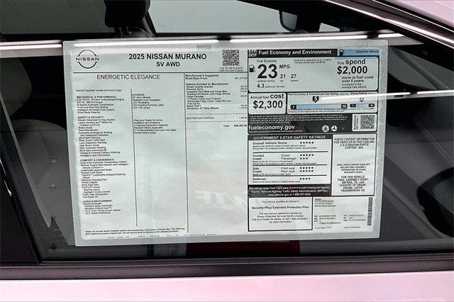 2025 Nissan Murano SV photo 31