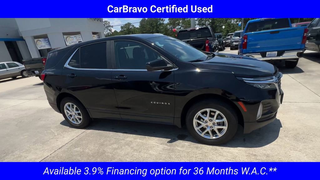 Certified 2022 Chevrolet Equinox LT with VIN 3GNAXUEV4NL185974 for sale in Picayune, MS