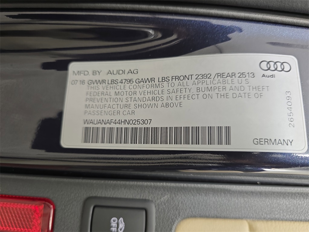 2017 Audi A4 2.0T Premium Quattro photo 27