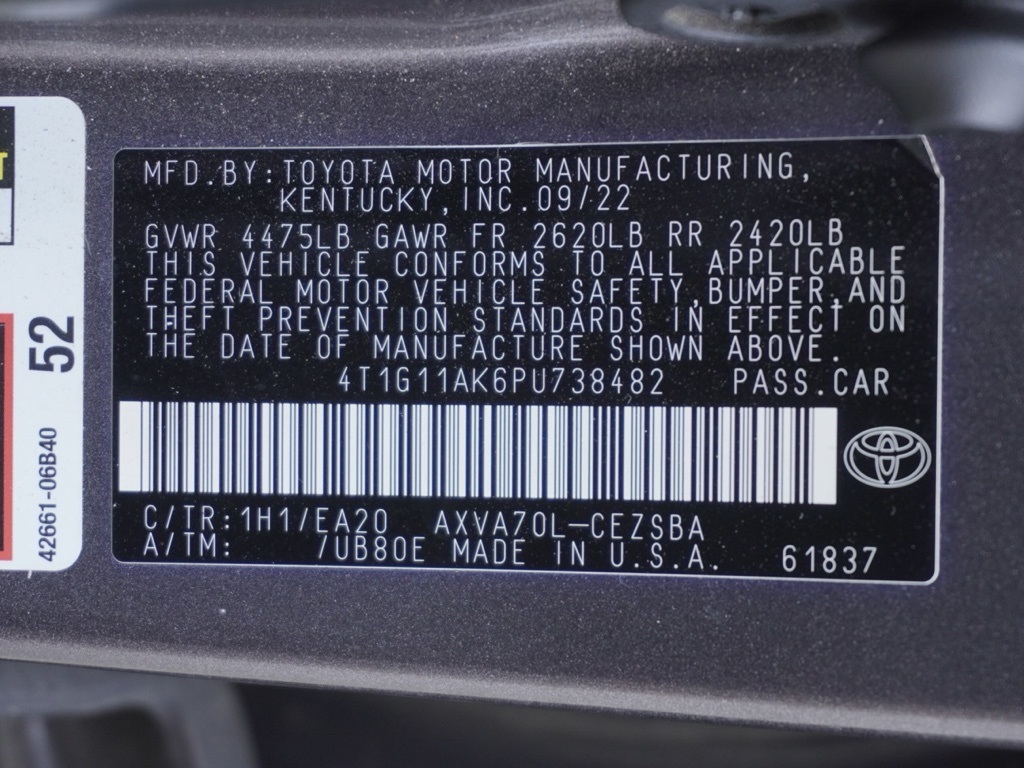 2023 Toyota Camry SE photo 27