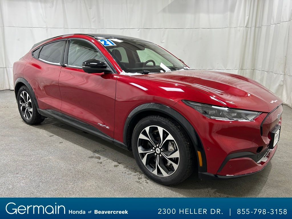 Used 2021 Ford Mustang Mach-E Premium AWD with VIN 3FMTK3SS0MMA08086 for sale in Beavercreek, OH