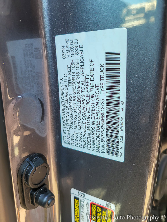 2024 HONDA RIDGELINE RTL AWD - Image 24