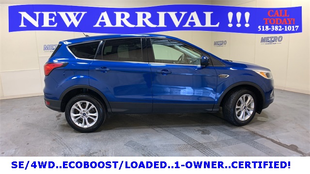 Certified 2019 Ford Escape SE with VIN 1FMCU9GD3KUC43727 for sale in Schenectady, NY