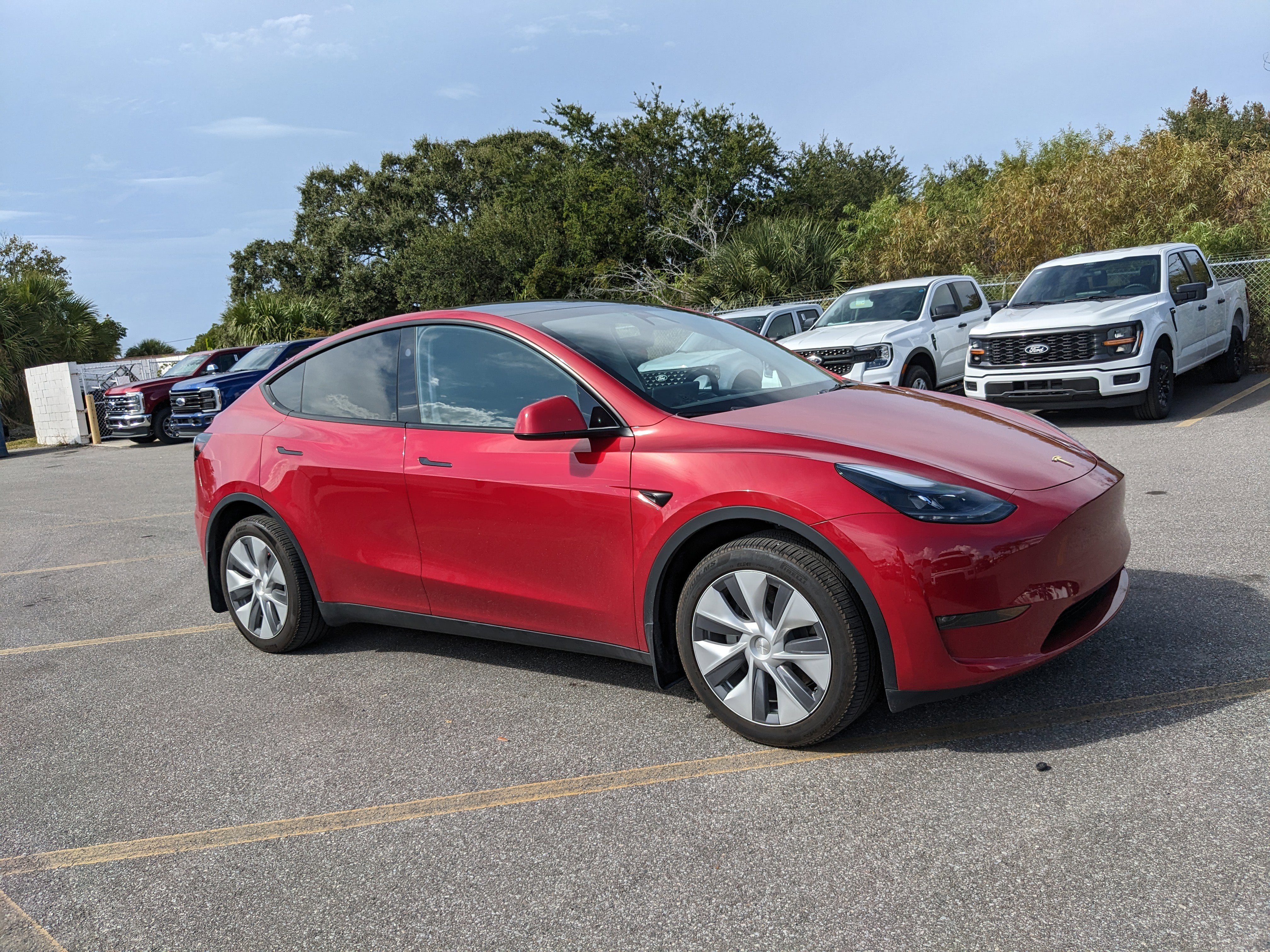 Used 2023 Tesla Model Y Long Range with VIN 7SAYGDEE9PA199698 for sale in Port Richey, FL