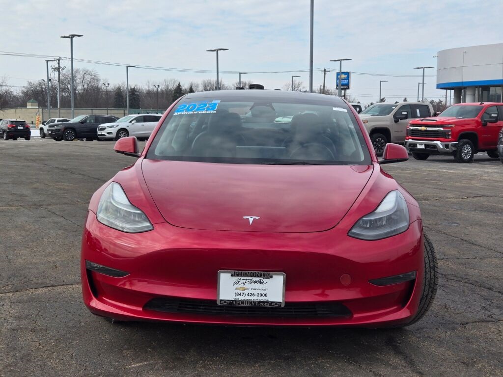 Used 2023 Tesla Model 3 Base with VIN 5YJ3E1EAXPF433763 for sale in Elmhurst, IL