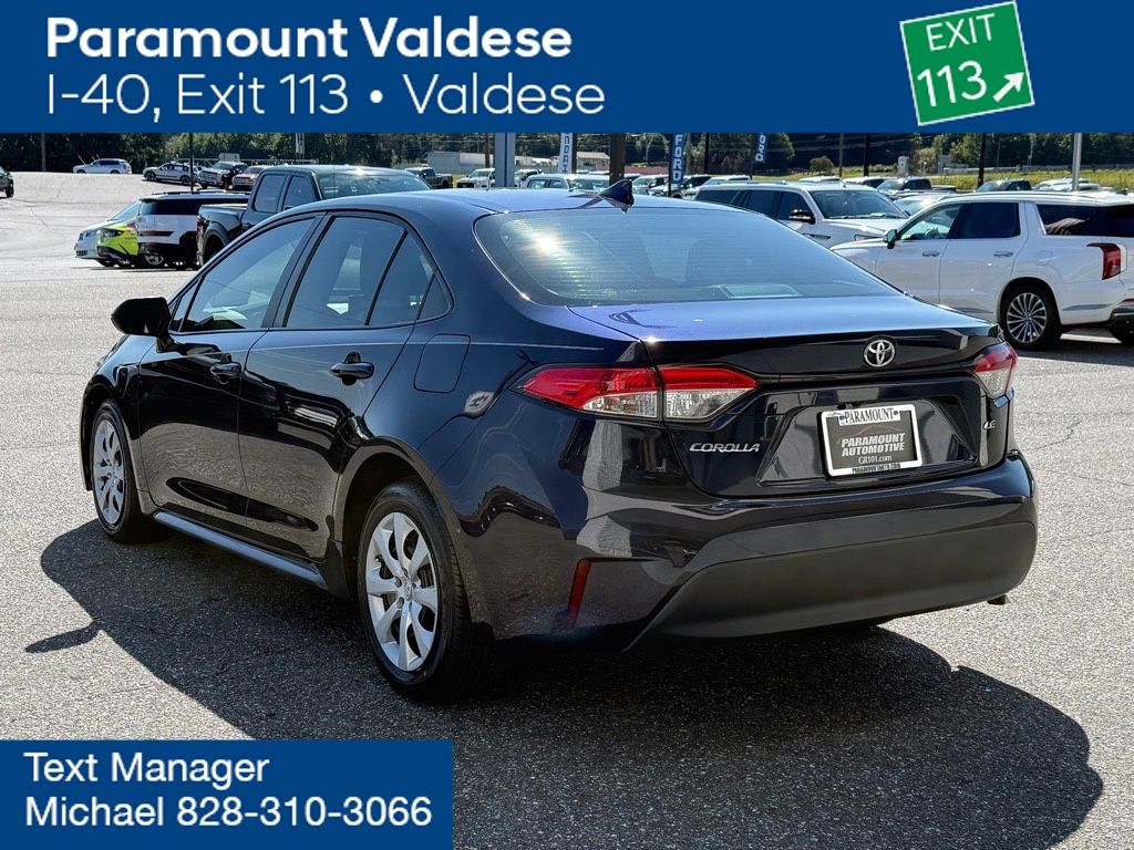 Used 2023 Toyota Corolla LE with VIN 5YFB4MDE6PP004242 for sale in Connelly Springs, NC