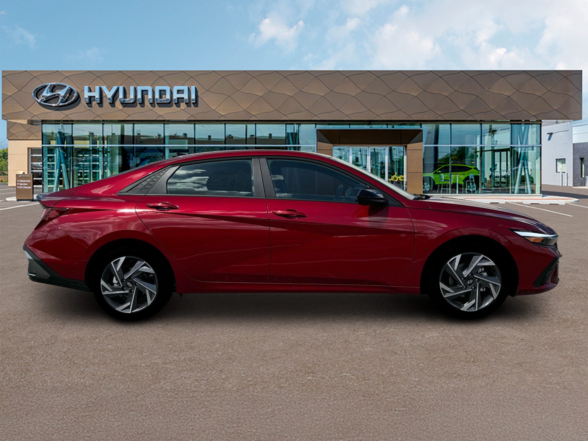 New 2025 Red Hyundai SEL Sport image 9