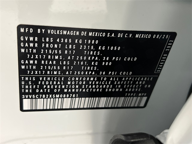 2025 Volkswagen Taos S photo 17