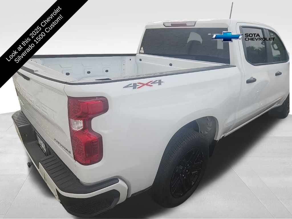 Used 2025 Chevrolet Silverado 1500 Custom with VIN 3GCPKBEK6SG102285 for sale in Northfield, Minnesota