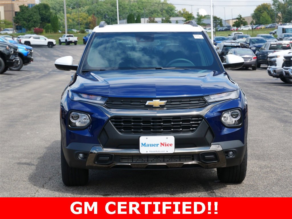 Certified 2022 Chevrolet Trailblazer Activ with VIN KL79MSSL1NB134023 for sale in Inver Grove Heights, Minnesota