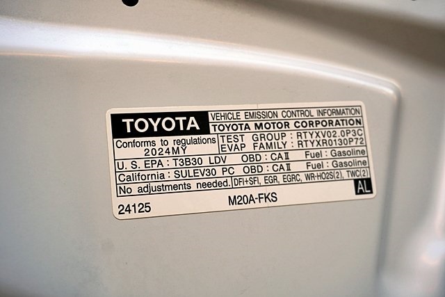 Used 2024 White Toyota LE image 32