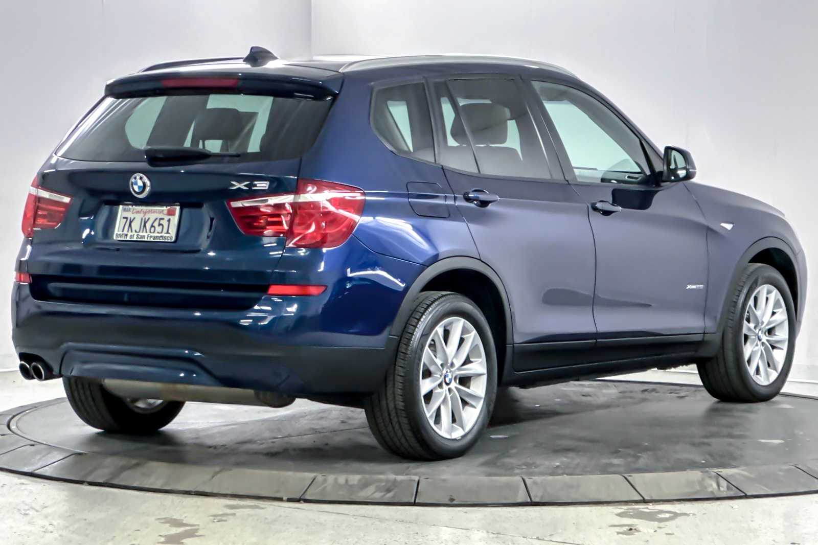 Used 2015 BMW X3 xDrive28i with VIN 5UXWX9C5XF0D60629 for sale in San Francisco, CA
