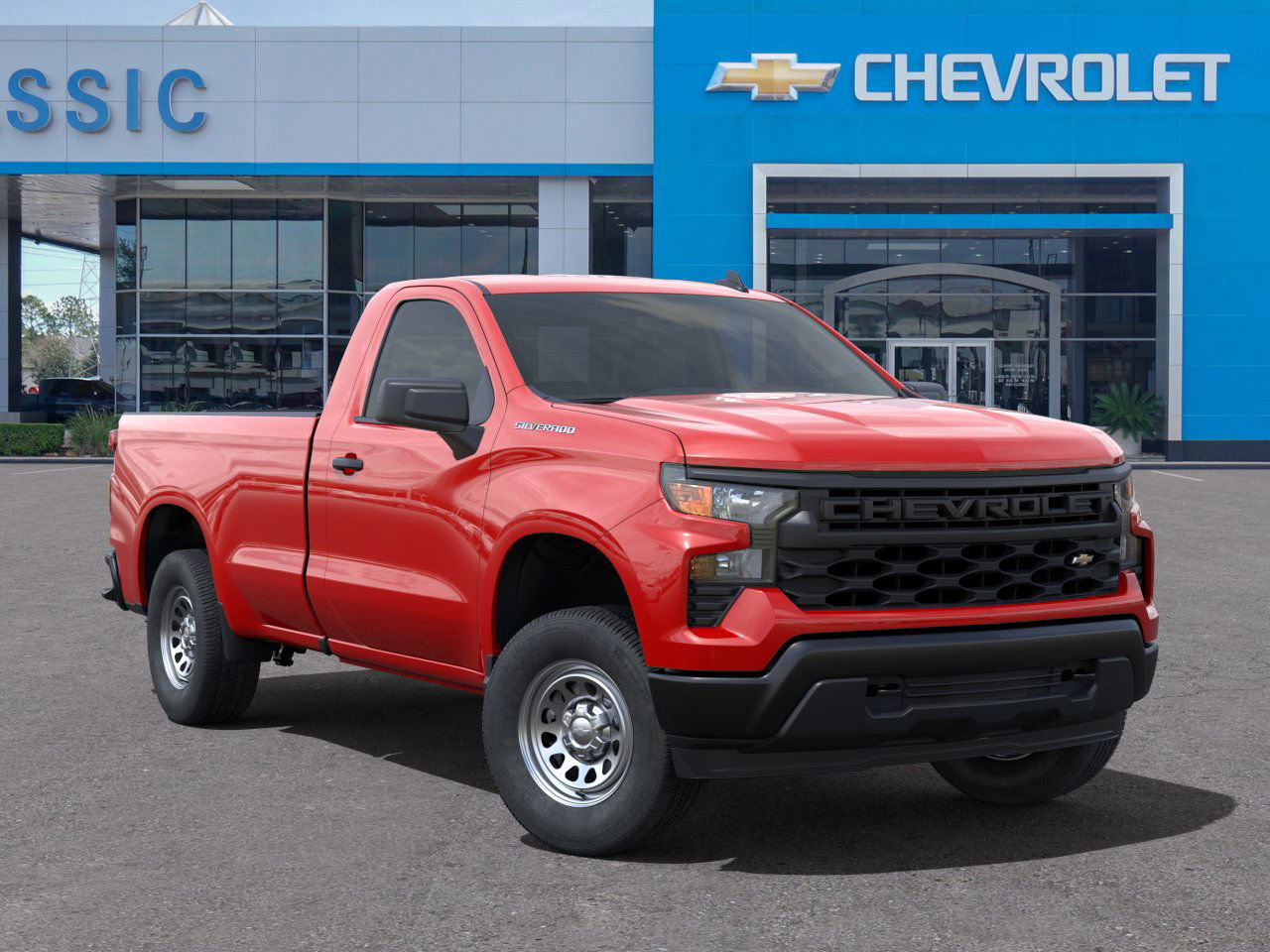 2025 Chevrolet Silverado 1500 WT Red at Browns Ford of Amsterdam
