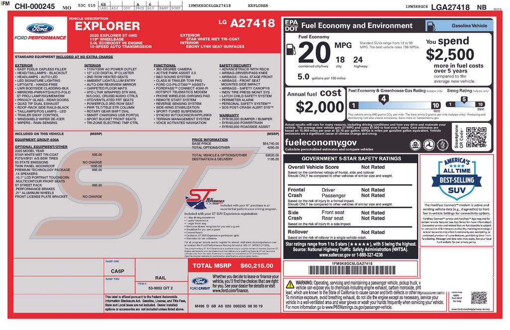 2020 FORD EXPLORER - Image 33