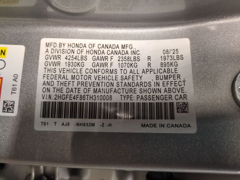 2026 Honda Civic Hybrid Sport Touring photo 27
