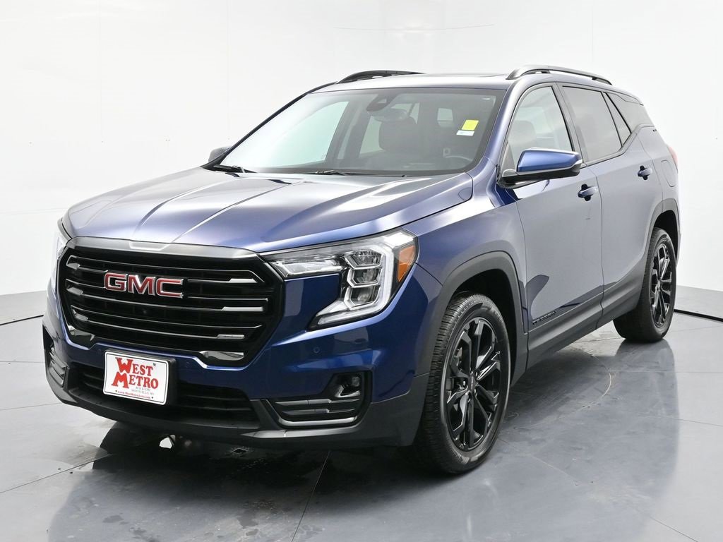 Used 2022 GMC Terrain SLT with VIN 3GKALVEV9NL246881 for sale in Monticello, Minnesota