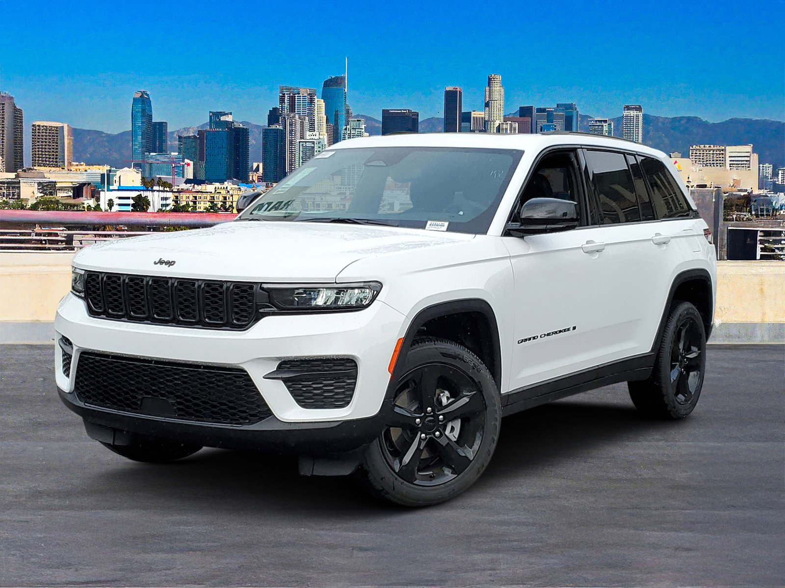 Used 2024 Bright White Clearcoat Jeep Altitude X image 1