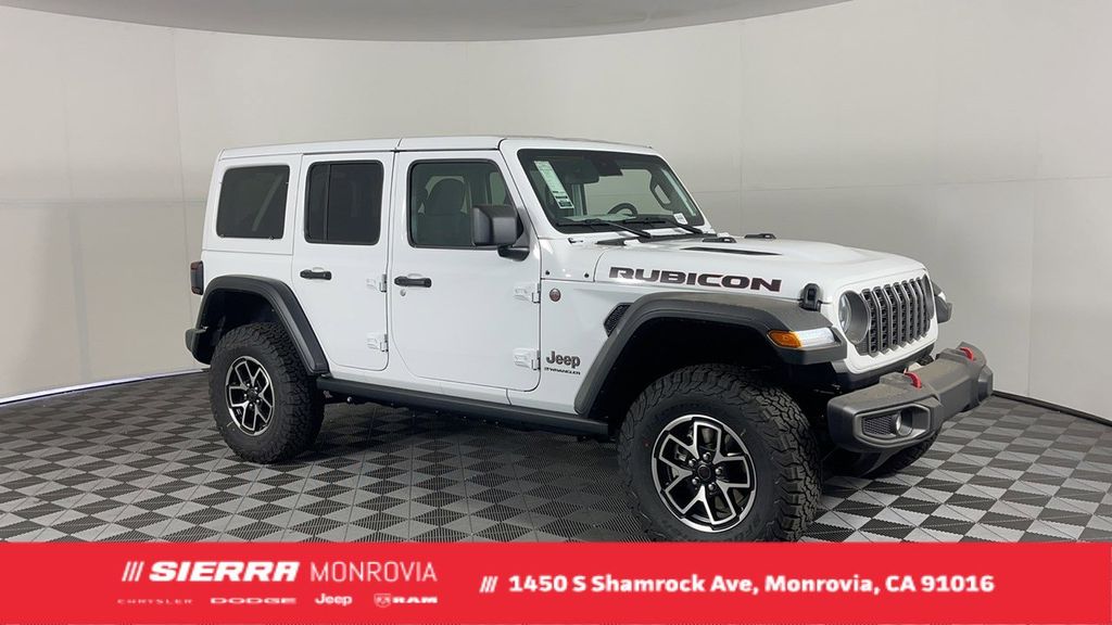 New 2025 Bright White Clear-Coat Exterior Paint Jeep Rubicon image 1