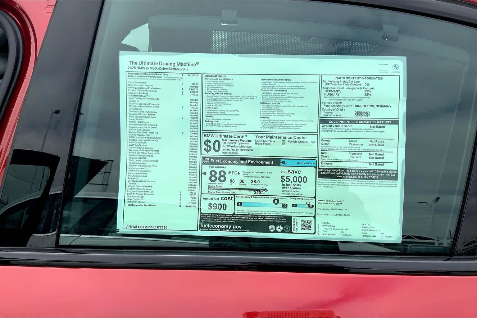 2025 Bmw i5 M60 photo 18